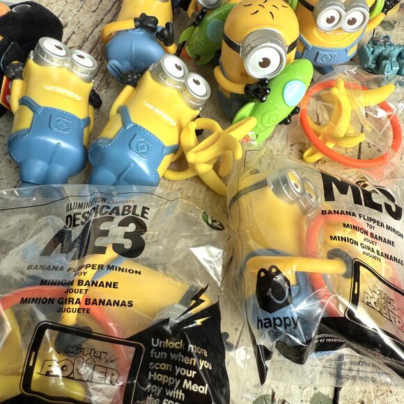 Minions Mcdonalds Toys Figures Figurines Cake Toppers Despicable Me Set Lot 10+ - Picture 2 of 5